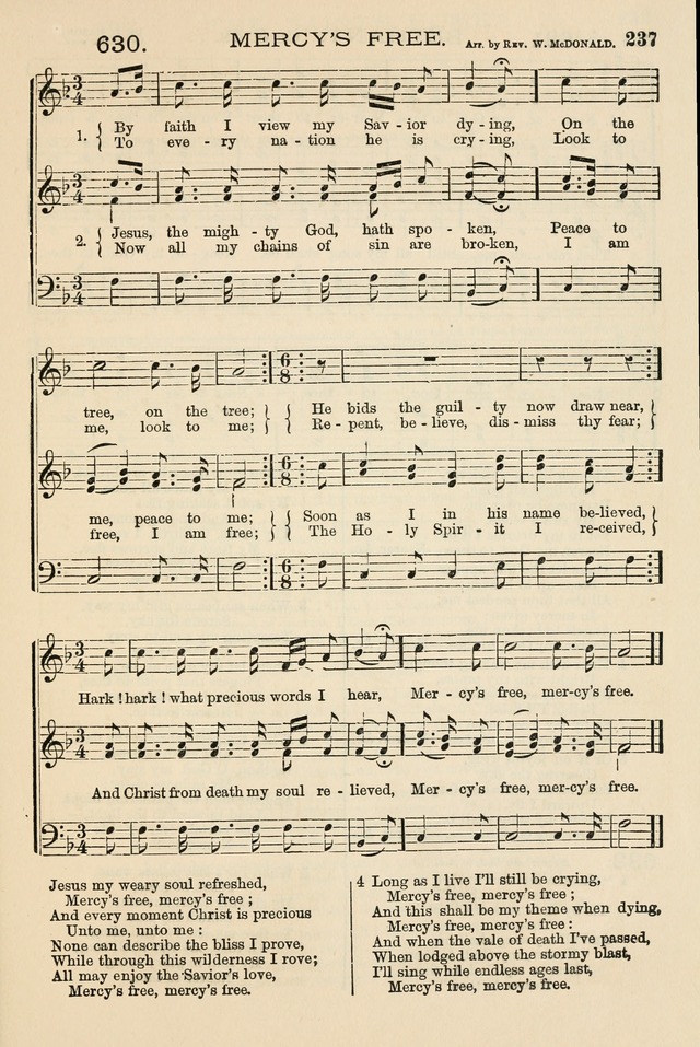 The Tribute of Praise: a collection of hymns and tunes for public and social worship, and for the use in the family circle and Sabbath school page 237