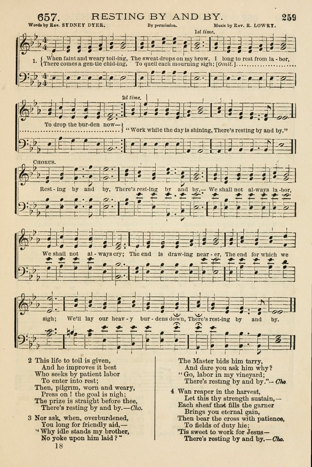 The Tribute of Praise: a collection of hymns and tunes for public and social worship, and for the use in the family circle and Sabbath school page 259