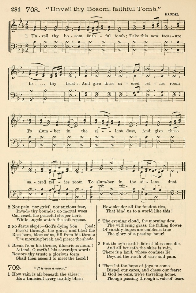The Tribute of Praise: a collection of hymns and tunes for public and social worship, and for the use in the family circle and Sabbath school page 284