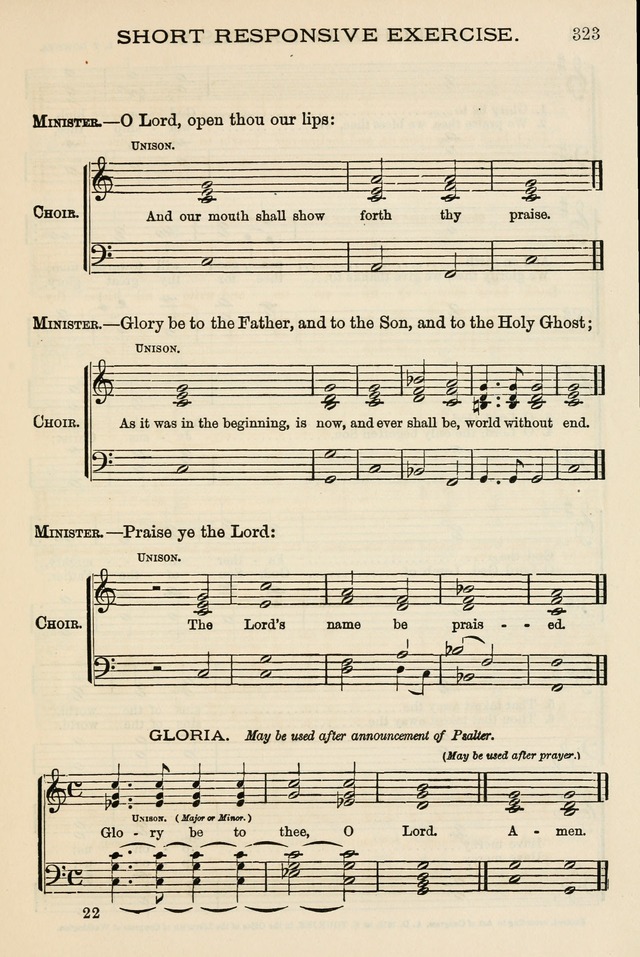 The Tribute of Praise: a collection of hymns and tunes for public and social worship, and for the use in the family circle and Sabbath school page 323