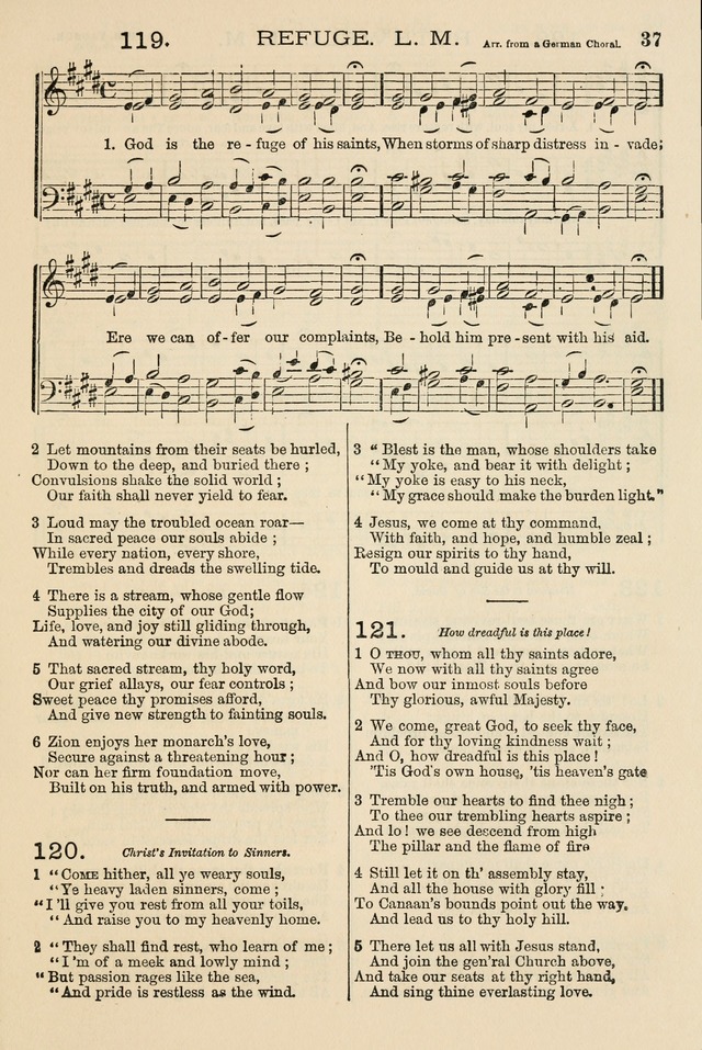 The Tribute of Praise: a collection of hymns and tunes for public and social worship, and for the use in the family circle and Sabbath school page 37