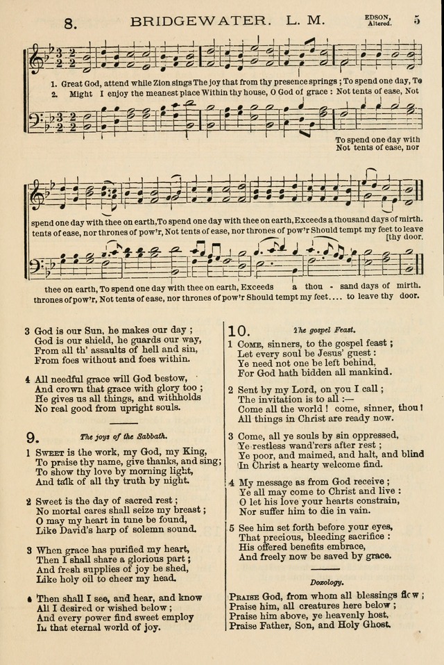 The Tribute of Praise: a collection of hymns and tunes for public and social worship, and for the use in the family circle and Sabbath school page 5
