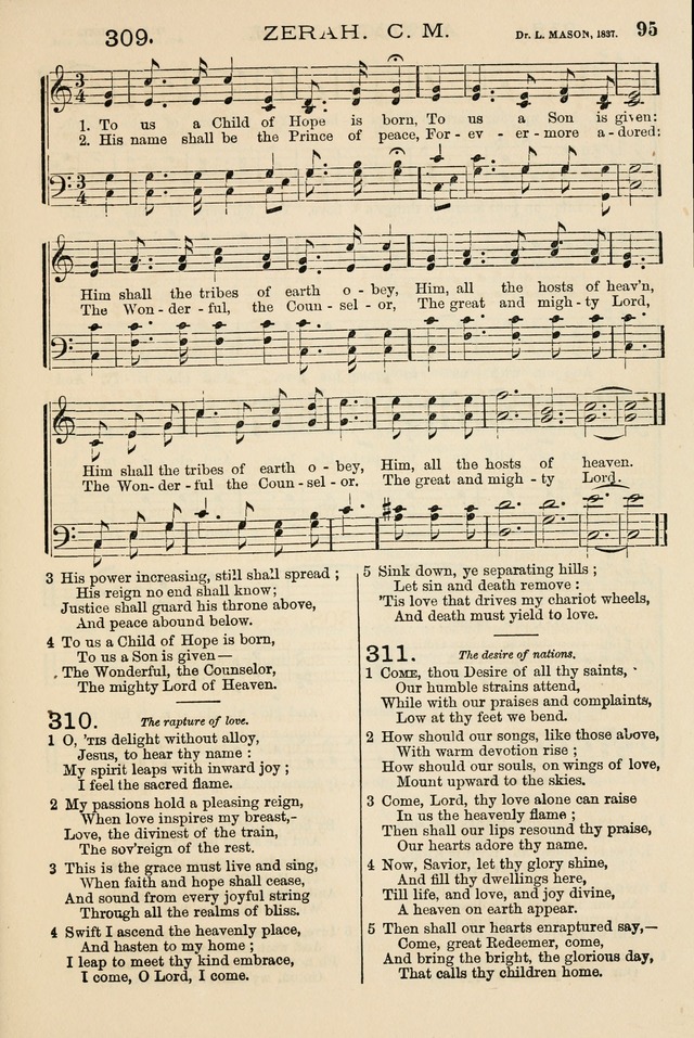 The Tribute of Praise: a collection of hymns and tunes for public and social worship, and for the use in the family circle and Sabbath school page 95