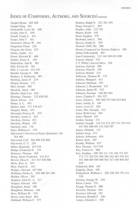 Total Praise: songs and other worship resources for every generation page 1101