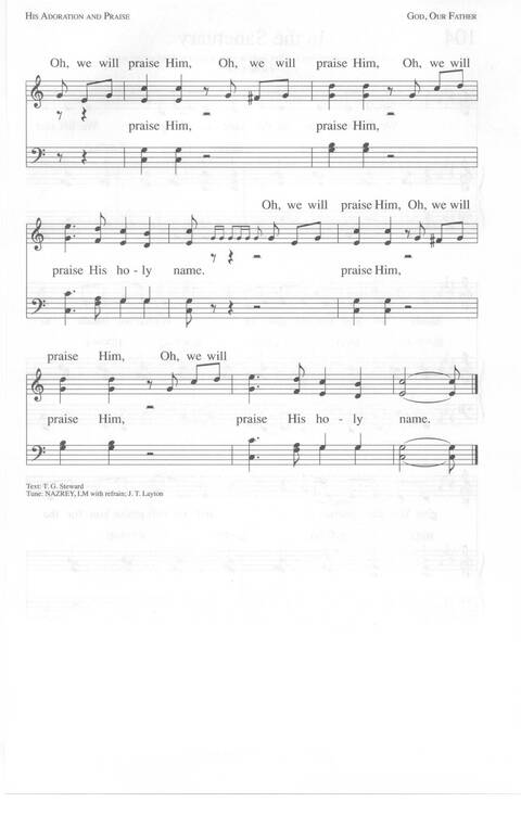 Total Praise: songs and other worship resources for every generation page 112