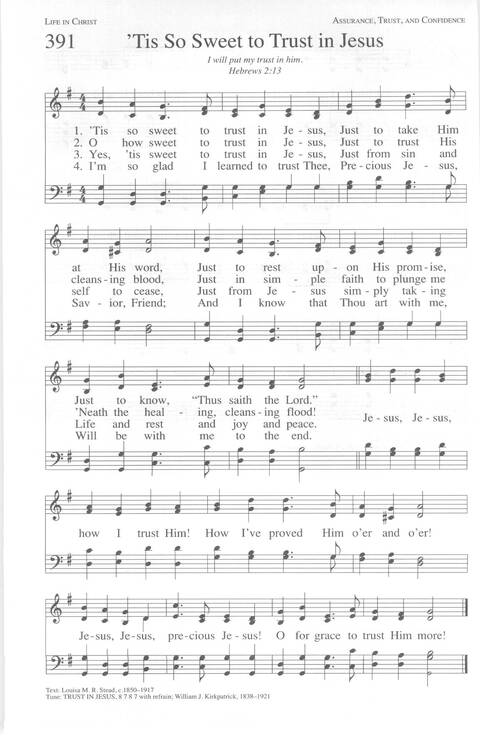 Total Praise: songs and other worship resources for every generation page 613