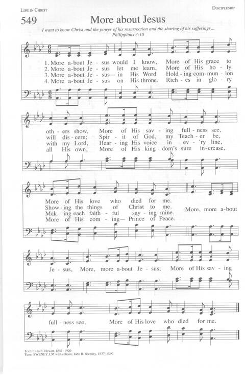 Total Praise: songs and other worship resources for every generation page 882