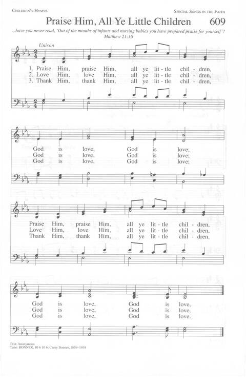 Total Praise: songs and other worship resources for every generation page 981