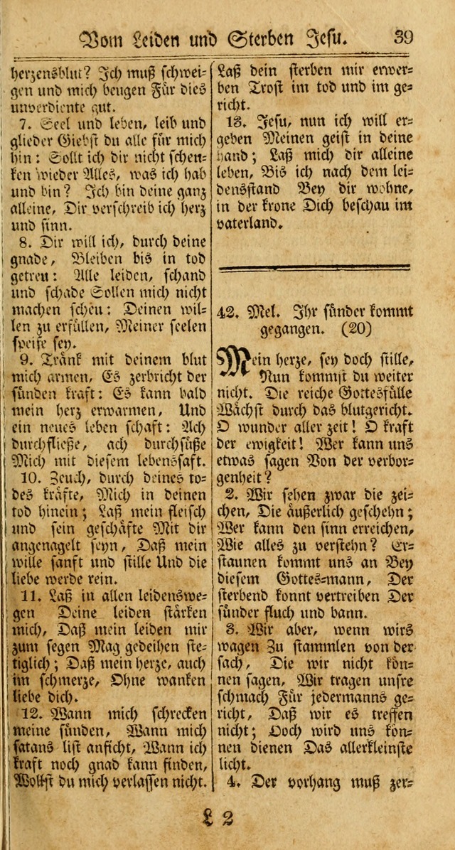 Unpartheyisches Gesang-Buch: enhaltend Geistrieche Lieder und Psalmen, zum allgemeinen Gebrauch des wahren Gottesdienstes (3rd aufl.) page 119