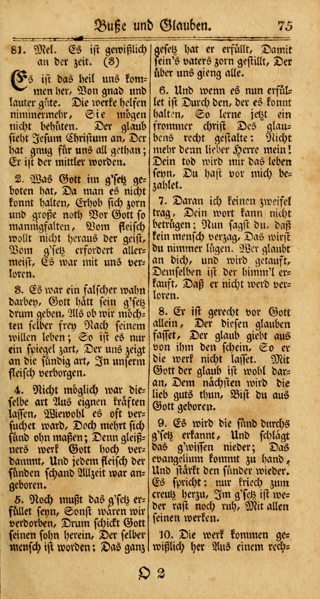 Unpartheyisches Gesang-Buch: enhaltend Geistrieche Lieder und Psalmen, zum allgemeinen Gebrauch des wahren Gottesdienstes (3rd aufl.) page 157