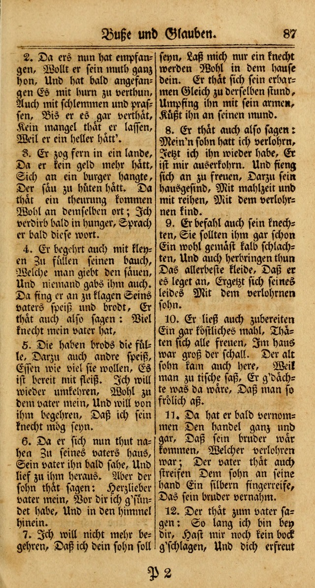 Unpartheyisches Gesang-Buch: enhaltend Geistrieche Lieder und Psalmen, zum allgemeinen Gebrauch des wahren Gottesdienstes (3rd aufl.) page 169