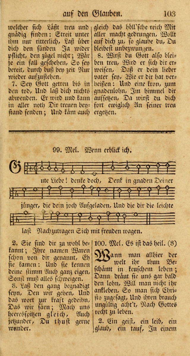 Unpartheyisches Gesang-Buch: enhaltend Geistrieche Lieder und Psalmen, zum allgemeinen Gebrauch des wahren Gottesdienstes (3rd aufl.) page 185