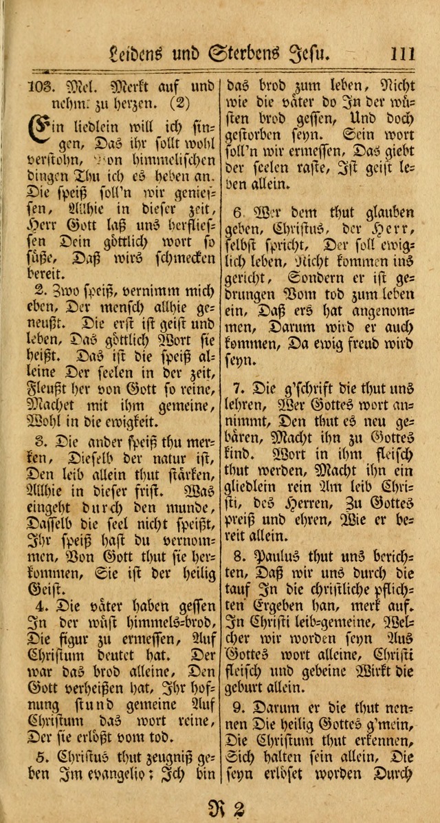 Unpartheyisches Gesang-Buch: enhaltend Geistrieche Lieder und Psalmen, zum allgemeinen Gebrauch des wahren Gottesdienstes (3rd aufl.) page 193
