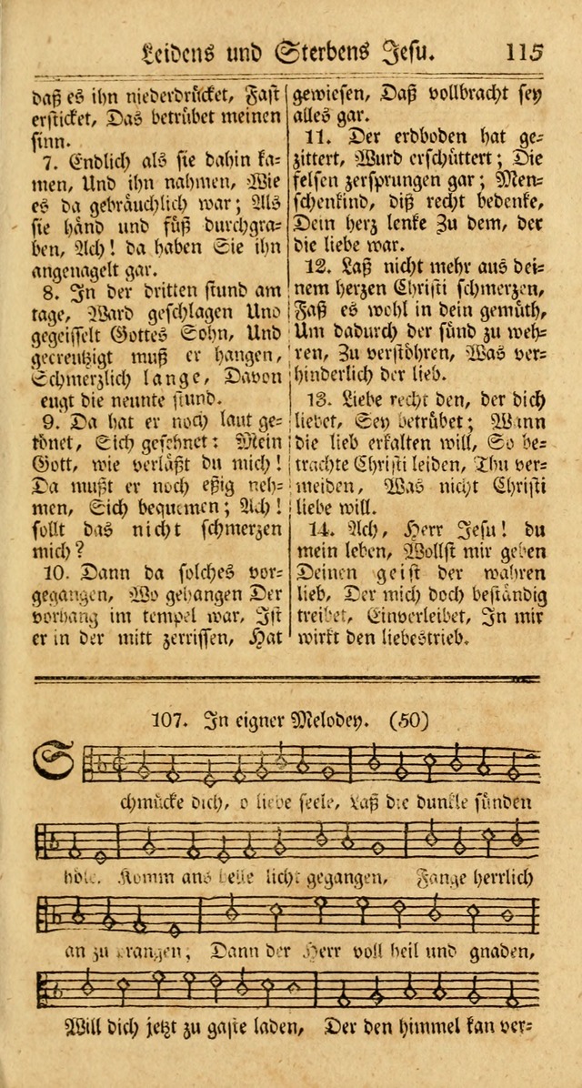 Unpartheyisches Gesang-Buch: enhaltend Geistrieche Lieder und Psalmen, zum allgemeinen Gebrauch des wahren Gottesdienstes (3rd aufl.) page 197