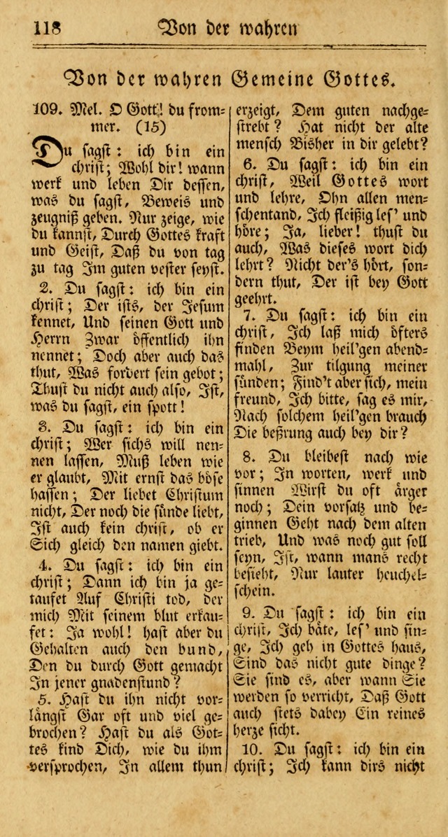 Unpartheyisches Gesang-Buch: enhaltend Geistrieche Lieder und Psalmen, zum allgemeinen Gebrauch des wahren Gottesdienstes (3rd aufl.) page 200