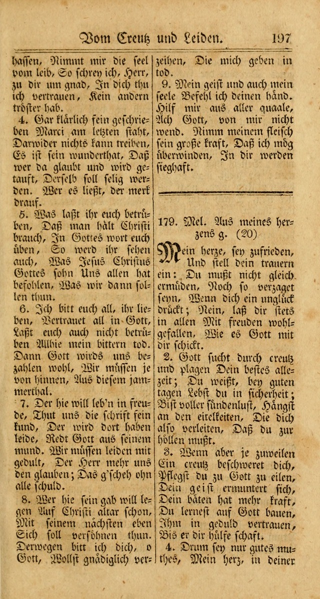 Unpartheyisches Gesang-Buch: enhaltend Geistrieche Lieder und Psalmen, zum allgemeinen Gebrauch des wahren Gottesdienstes (3rd aufl.) page 279