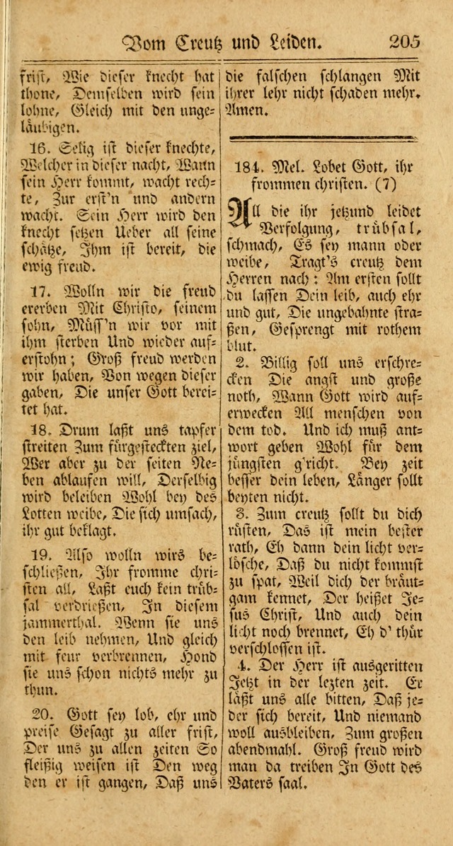 Unpartheyisches Gesang-Buch: enhaltend Geistrieche Lieder und Psalmen, zum allgemeinen Gebrauch des wahren Gottesdienstes (3rd aufl.) page 287