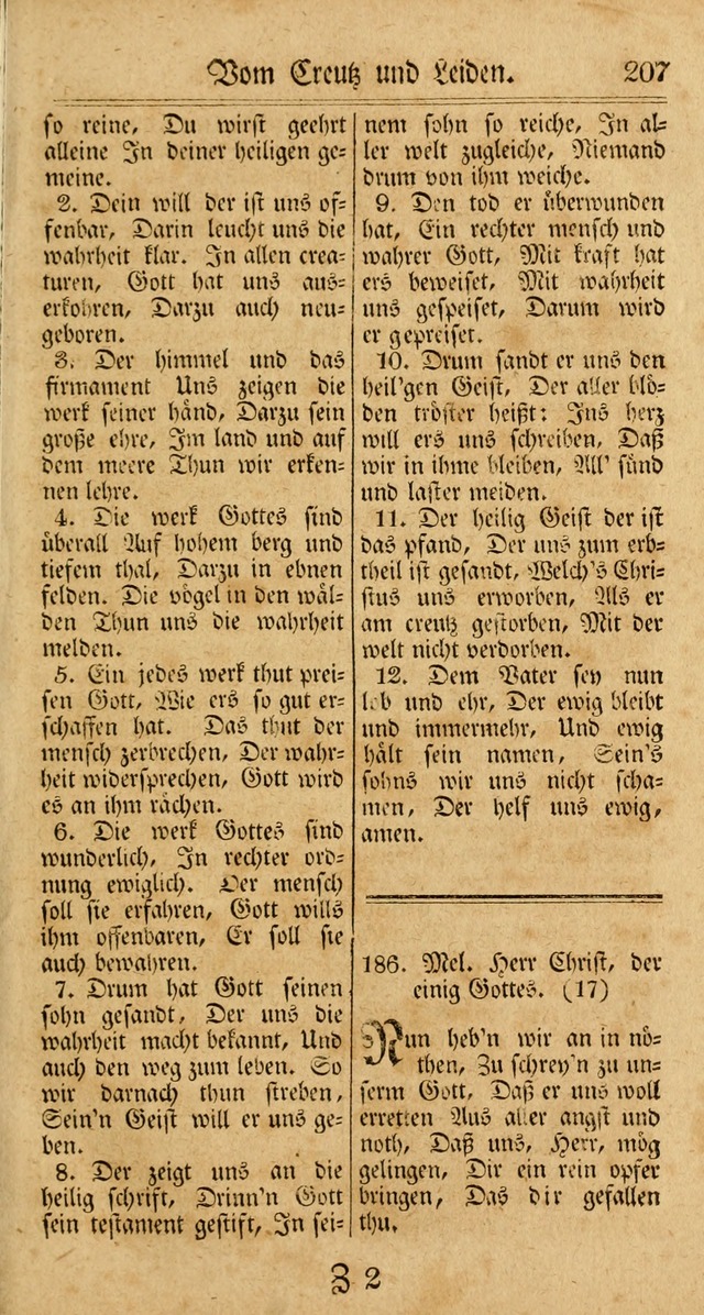 Unpartheyisches Gesang-Buch: enhaltend Geistrieche Lieder und Psalmen, zum allgemeinen Gebrauch des wahren Gottesdienstes (3rd aufl.) page 289