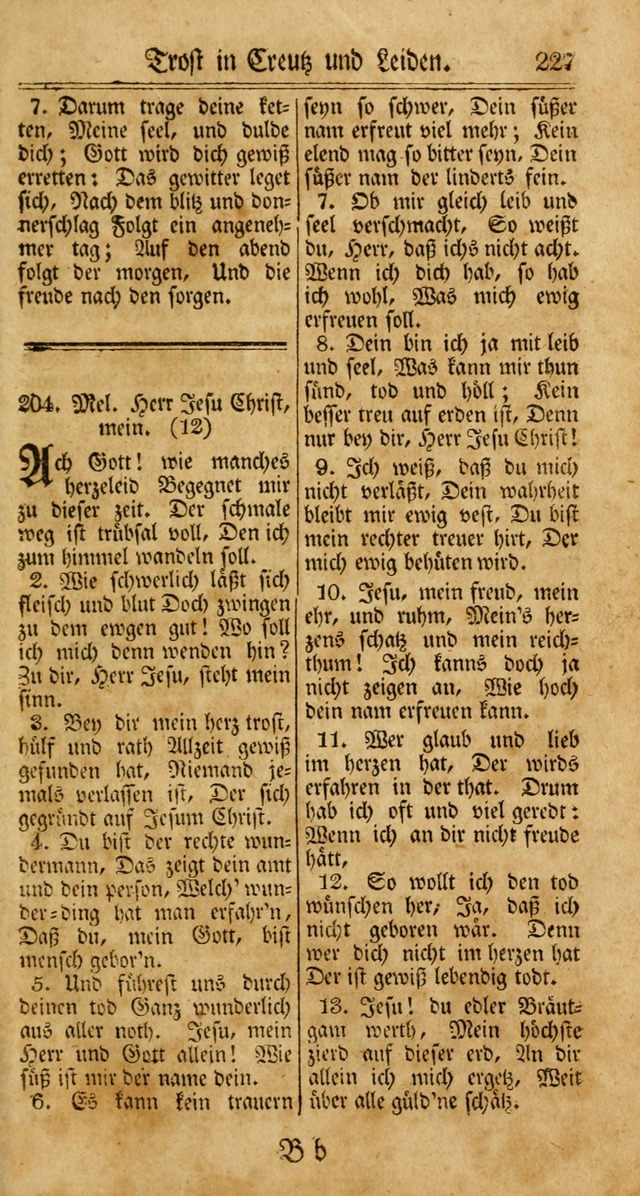 Unpartheyisches Gesang-Buch: enhaltend Geistrieche Lieder und Psalmen, zum allgemeinen Gebrauch des wahren Gottesdienstes (3rd aufl.) page 309