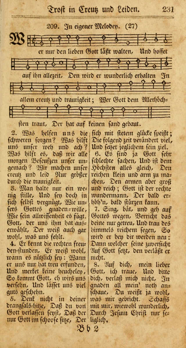 Unpartheyisches Gesang-Buch: enhaltend Geistrieche Lieder und Psalmen, zum allgemeinen Gebrauch des wahren Gottesdienstes (3rd aufl.) page 313