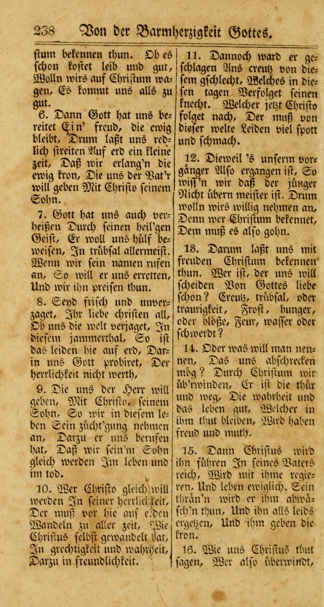 Unpartheyisches Gesang-Buch: enhaltend Geistrieche Lieder und Psalmen, zum allgemeinen Gebrauch des wahren Gottesdienstes (3rd aufl.) page 320