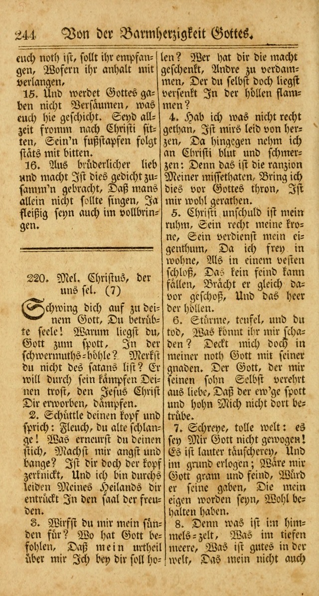 Unpartheyisches Gesang-Buch: enhaltend Geistrieche Lieder und Psalmen, zum allgemeinen Gebrauch des wahren Gottesdienstes (3rd aufl.) page 326