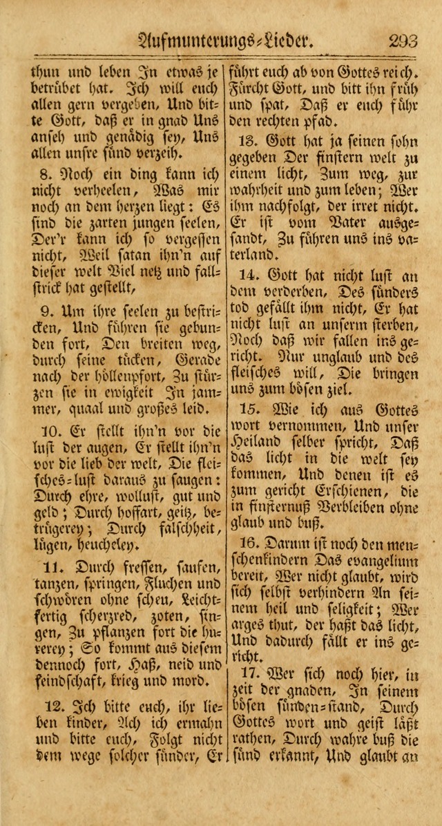 Unpartheyisches Gesang-Buch: enhaltend Geistrieche Lieder und Psalmen, zum allgemeinen Gebrauch des wahren Gottesdienstes (3rd aufl.) page 375