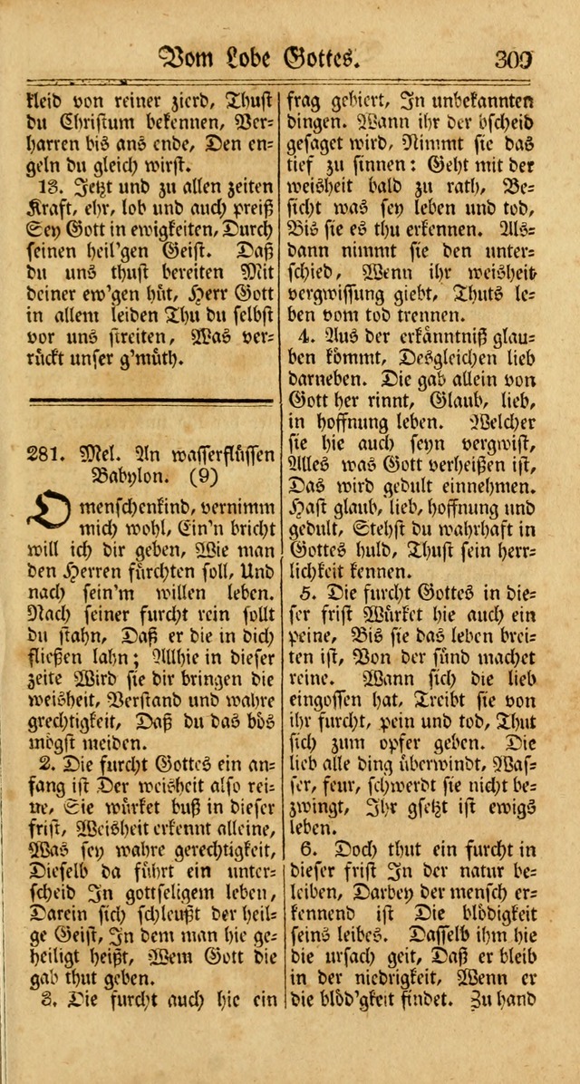 Unpartheyisches Gesang-Buch: enhaltend Geistrieche Lieder und Psalmen, zum allgemeinen Gebrauch des wahren Gottesdienstes (3rd aufl.) page 391