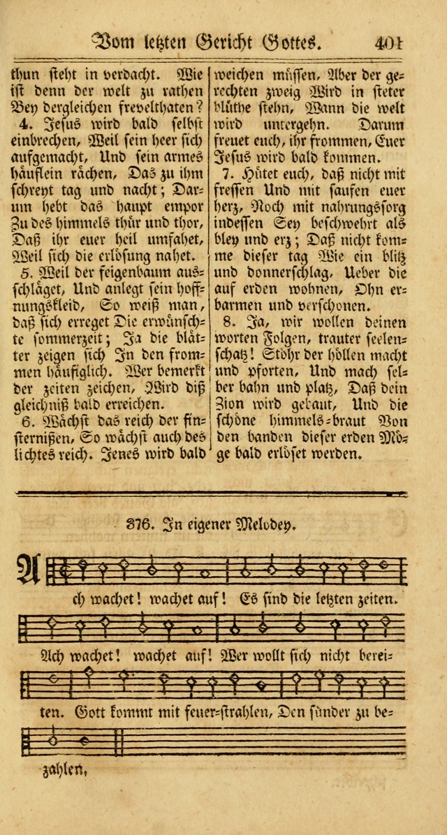 Unpartheyisches Gesang-Buch: enhaltend Geistrieche Lieder und Psalmen, zum allgemeinen Gebrauch des wahren Gottesdienstes (3rd aufl.) page 483