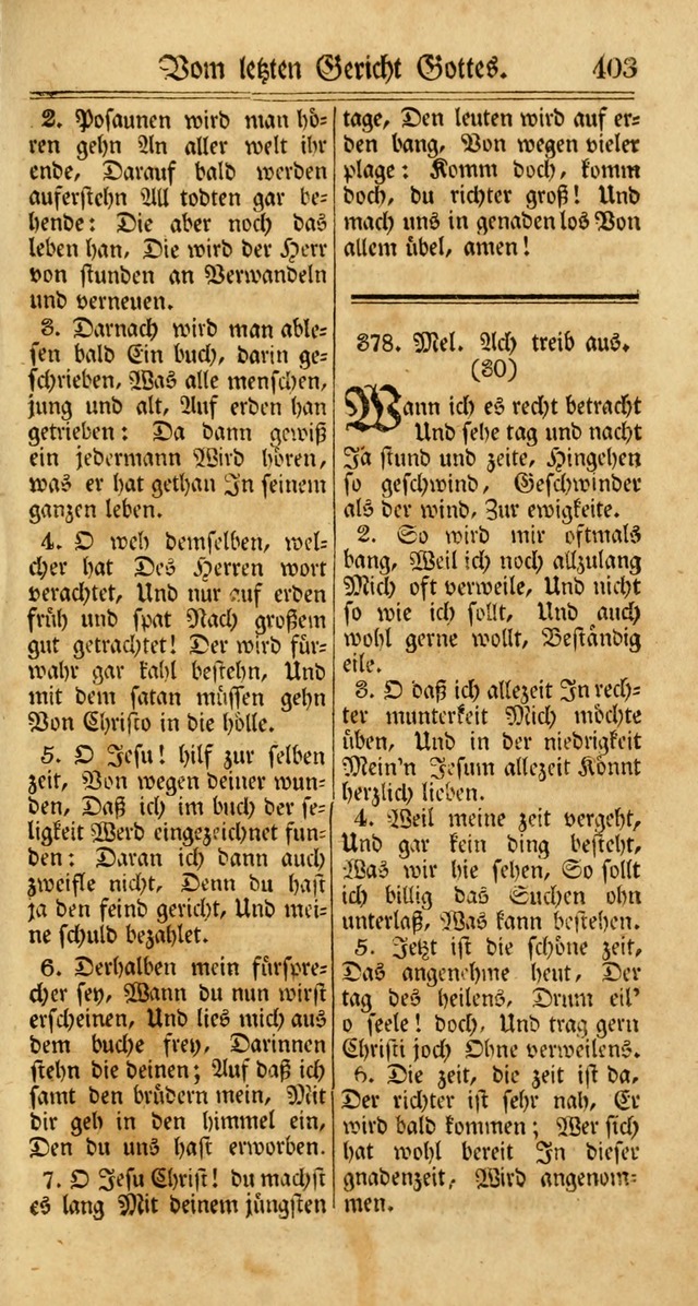 Unpartheyisches Gesang-Buch: enhaltend Geistrieche Lieder und Psalmen, zum allgemeinen Gebrauch des wahren Gottesdienstes (3rd aufl.) page 485
