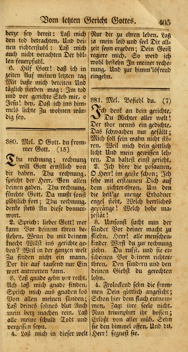 Unpartheyisches Gesang-Buch: enhaltend Geistrieche Lieder und Psalmen, zum allgemeinen Gebrauch des wahren Gottesdienstes (3rd aufl.) page 487