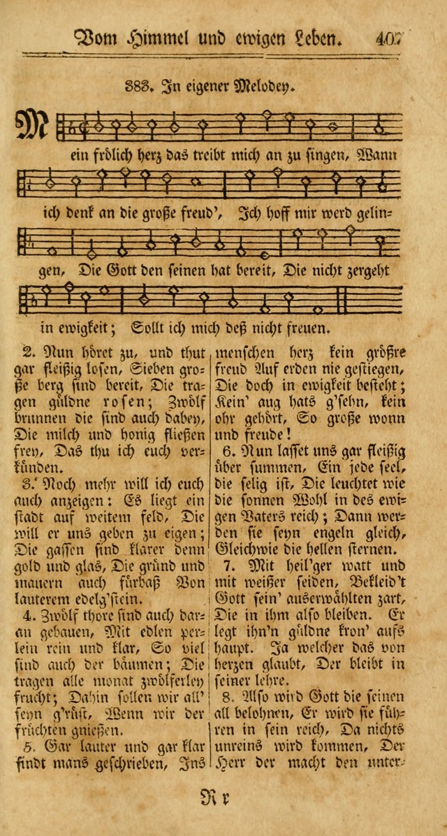 Unpartheyisches Gesang-Buch: enhaltend Geistrieche Lieder und Psalmen, zum allgemeinen Gebrauch des wahren Gottesdienstes (3rd aufl.) page 489