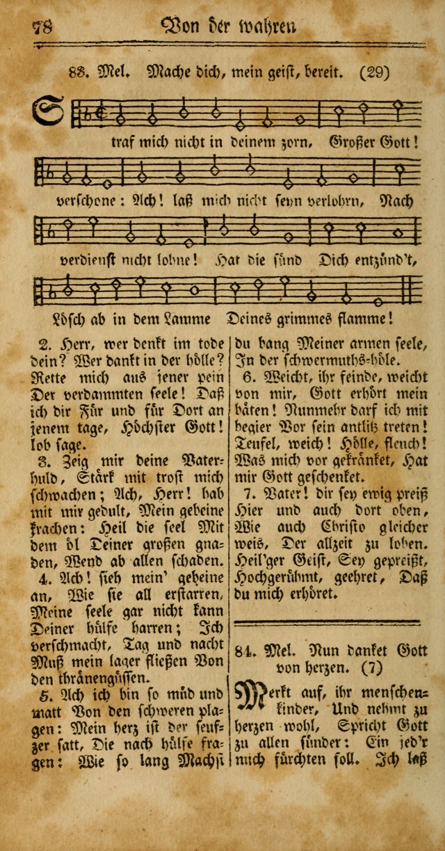 Unpartheyisches Gesang-Buch: enhaltend Geistrieche Lieder und Psalmen, zum allgemeinen Gebrauch des wahren Gottesdienstes (4th verb. Aufl., mit einem Anhang) page 158