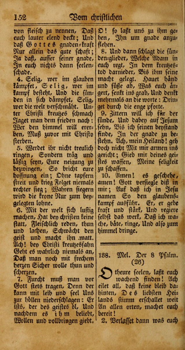 Unpartheyisches Gesang-Buch: enhaltend Geistrieche Lieder und Psalmen, zum allgemeinen Gebrauch des wahren Gottesdienstes (4th verb. Aufl., mit einem Anhang) page 232