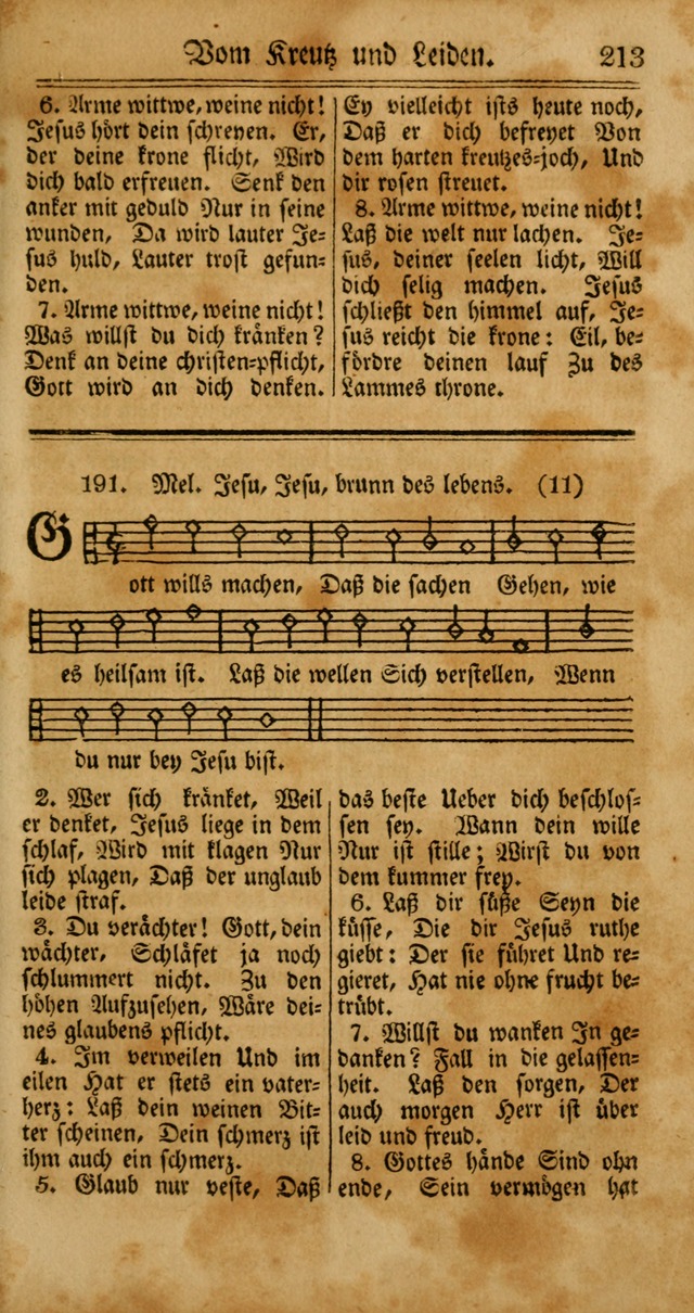 Unpartheyisches Gesang-Buch: enhaltend Geistrieche Lieder und Psalmen, zum allgemeinen Gebrauch des wahren Gottesdienstes (4th verb. Aufl., mit einem Anhang) page 293