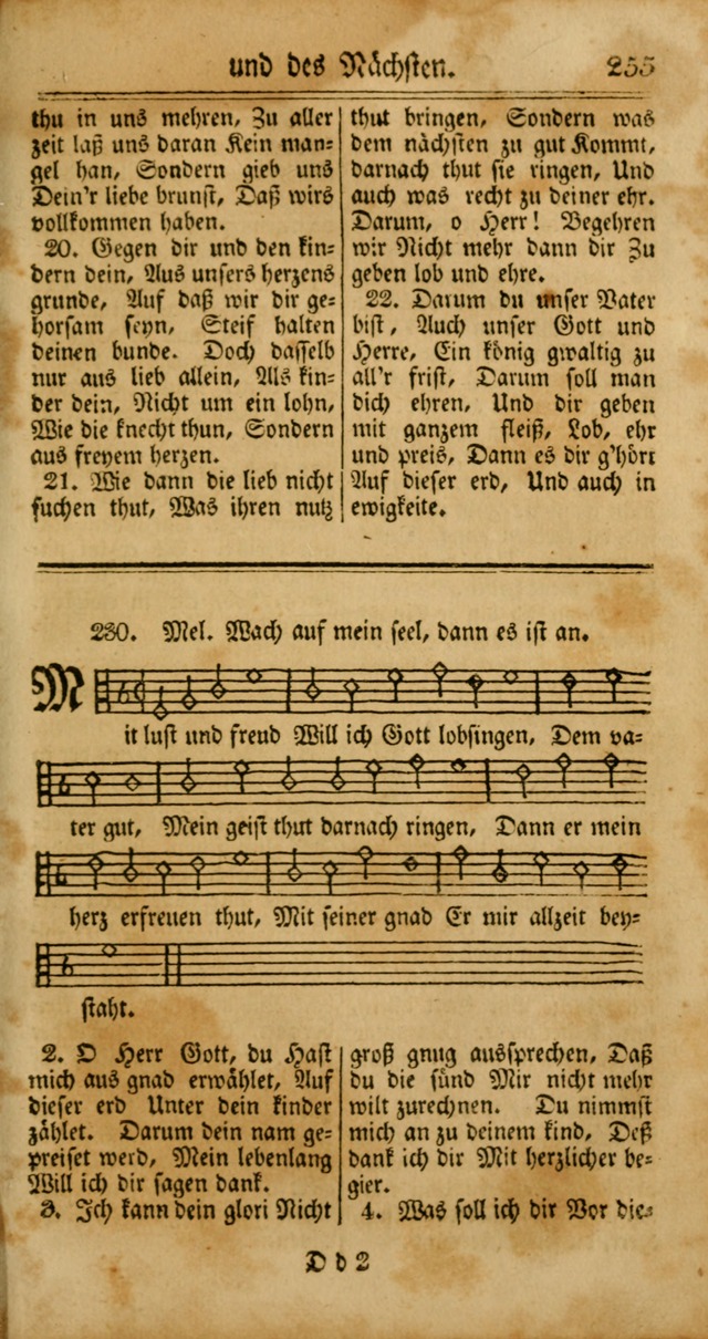 Unpartheyisches Gesang-Buch: enhaltend Geistrieche Lieder und Psalmen, zum allgemeinen Gebrauch des wahren Gottesdienstes (4th verb. Aufl., mit einem Anhang) page 335