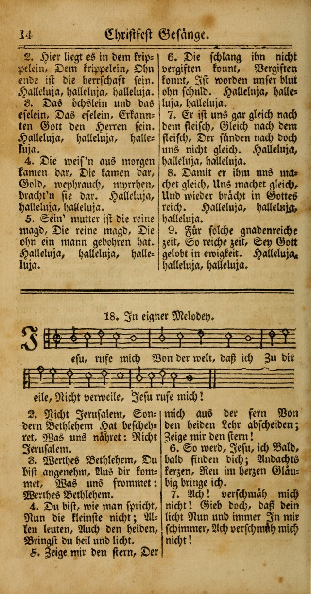 Unpartheyisches Gesang-Buch: enhaltend Geistrieche Lieder und Psalmen, zum allgemeinen Gebrauch des wahren Gottesdienstes (4th verb. Aufl., mit einem Anhang) page 94