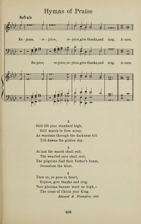 University Hymns page 102