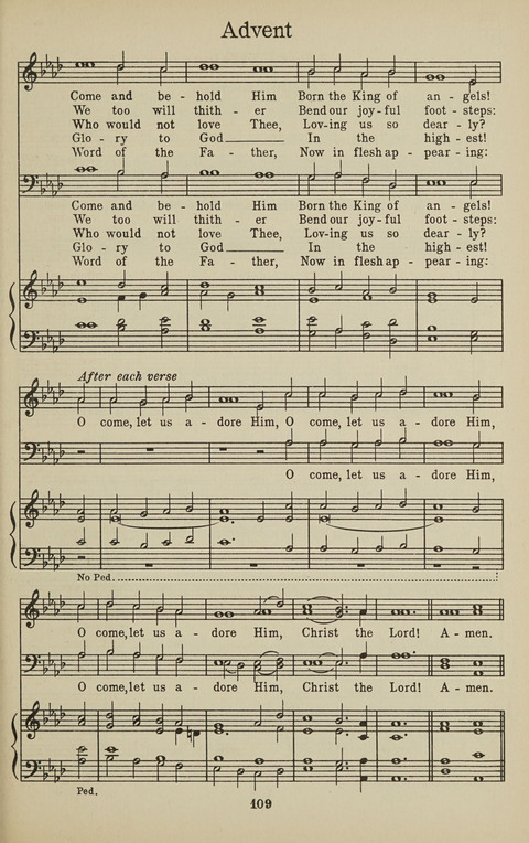 University Hymns page 108