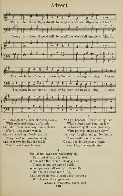 University Hymns page 112