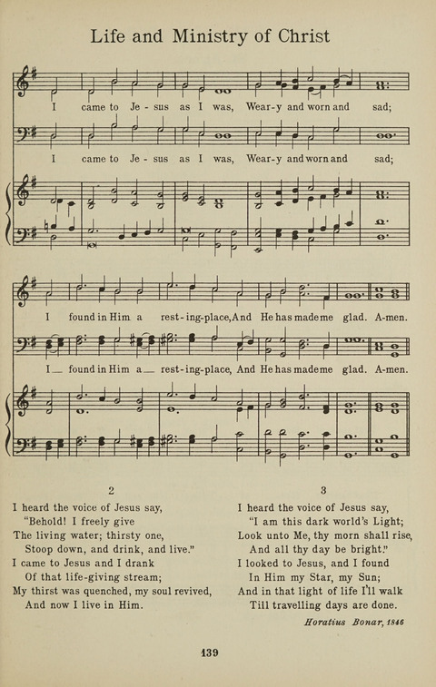 University Hymns page 138
