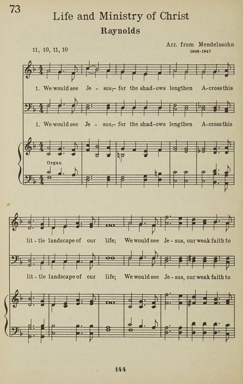 University Hymns page 143