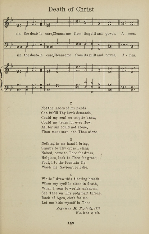 University Hymns page 148