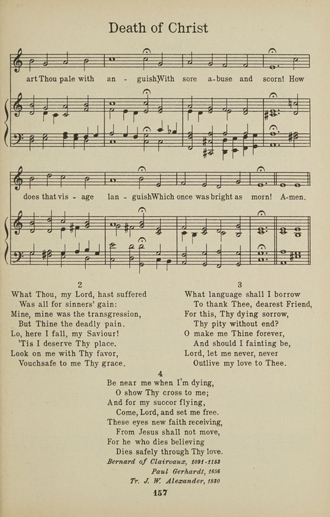 University Hymns page 156