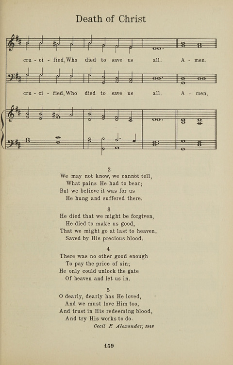 University Hymns page 158