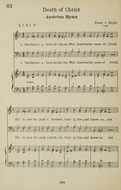 University Hymns page 163