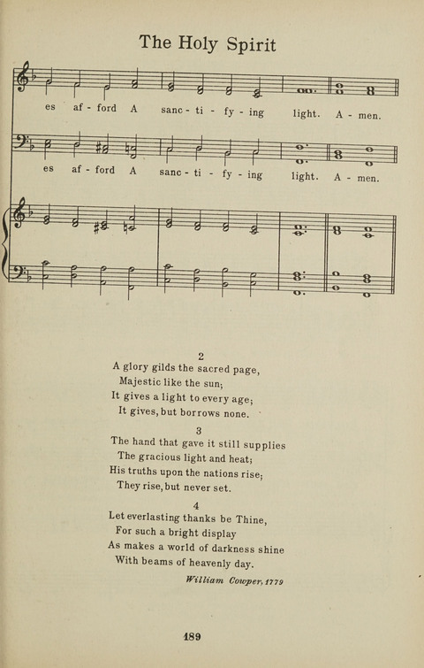 University Hymns page 188