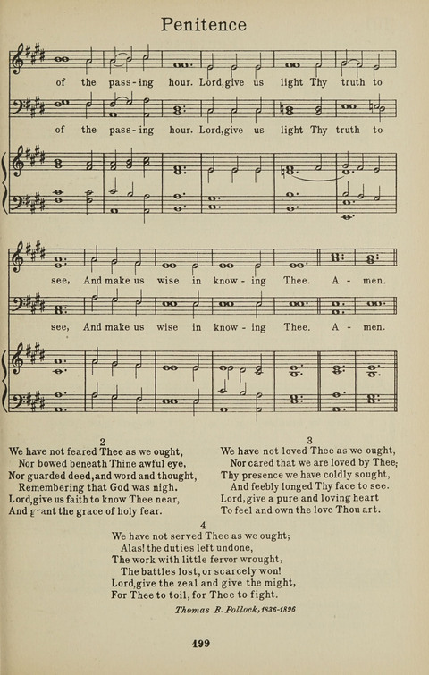 University Hymns page 198