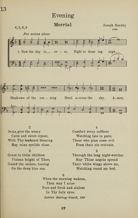 University Hymns page 26