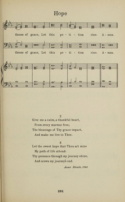 University Hymns page 260